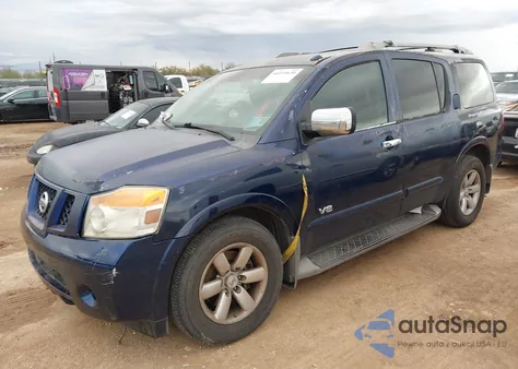 2008 Nissan Armada Se from USA, damaged, VIN 5N1AA08D88N610165